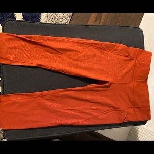 Lululemon leggings in burnt orange size 10